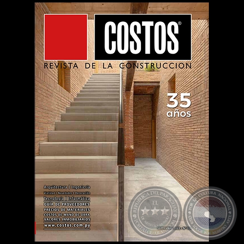 COSTOS Revista de la Construcción - Nº 324 - SEPTIEMBRE 2022